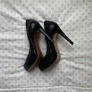 BCBG platform heels.